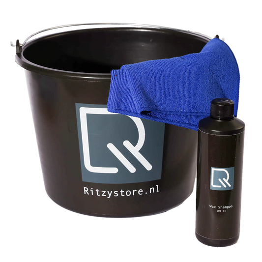 Ritzy Wax Shampoo + microvezeldoek + 12 liter emmer